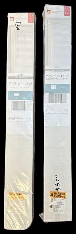 White Vinyl Mini Blinds
