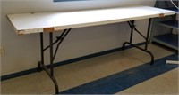 Table with Folding Legs 80" x 24" x 30" Tall