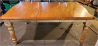 Country Kitchen Wood Table & Leaf