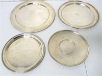 Lot of 4 Sterling Plates