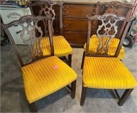 W - LOT OF 4 MATCHING CHAIRS (C45)