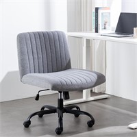 Armless Office Chair with Wheels
