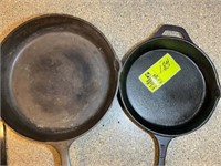 RED SHED CAST IRON PAN 10 IN AND 12IN CAST IRON PA
