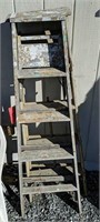 Pair Of 5-ft Wood Ladders