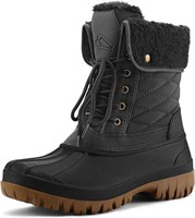 SIZE : 8 - mysoft Women's Waterproof Snow Boots