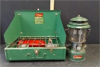 COLEMAN STOVE AND LATERN