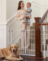 E8506  Ophanie Baby Safety Gate 30" Tall, White