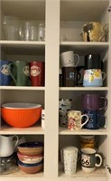 Assorted Mugs and Bowls