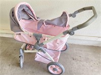Children’s Folding Pink Stroller