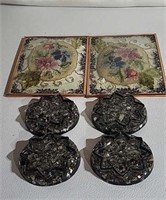 Vintage Needlepoint Pictures & Coasters