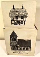 2pcs- department 56 Christmas village