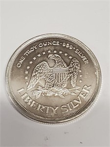 1 oz Liberty Silver Round