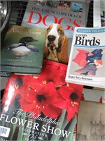 Dogs - Birds  - Flowers Books