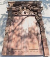 Ornate Carved Asian Door & Surround