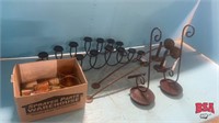 Assorted Candle Holders & Candles