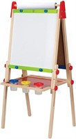 Hape All-in-One Wooden Kid's Art Easel/Accessories