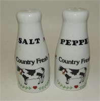 Country Fresh Milk Dairy Bottle with Cows