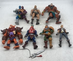 (JT) 7 Masters of the Universe Action Figures