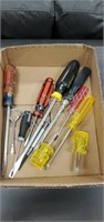 11 assorted screwdrivers