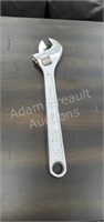Bluepoint 12in adjustable wrench, made in USA