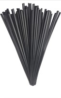 (New) Black PE HDPE Plastic Welding Rods - 52Ft