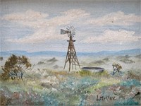 Original Windlmill Painting by L Miller