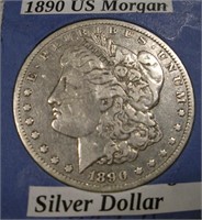 1890*O-US Morgan Silver Dollar