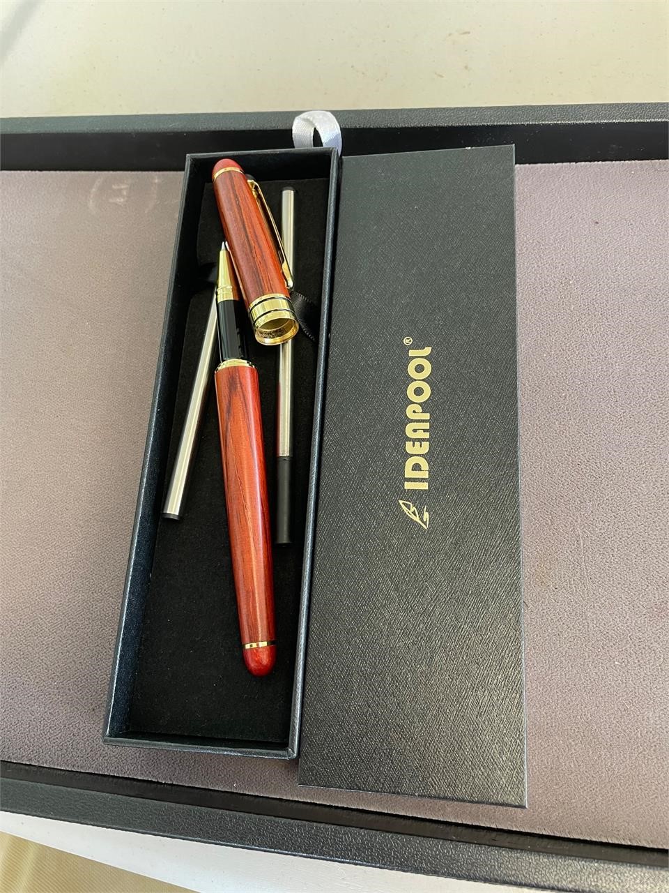 Idea Pool Rosewood Pen with 2 Refills