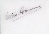 Leslie Howard signature cut