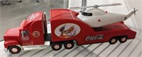 COCA COLA HAULER WITH HELICOPTER