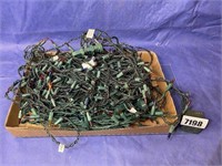 Christmas Lights, 5 Strands, Green, Colored