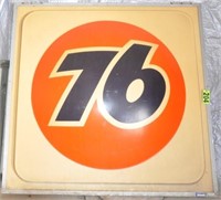 Large "76" dimensional station sign