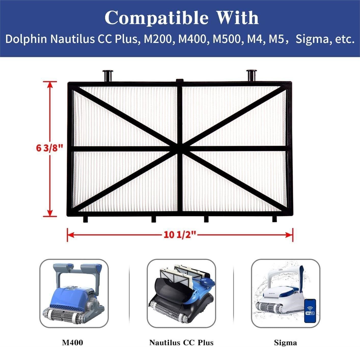 SUNRRA  Filters Compatible with Dolphin Nautilus