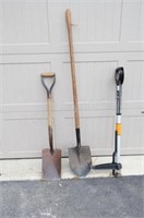 Shovels w Friskas Extendable Stand-Up Weeder