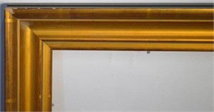 AMERICAN GILT COVE STYLE PAINTING FRAME