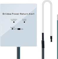 briidea Power Return Alarm, Utility Power Back on