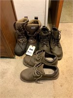 3 Pairs of Shoes & Boots, Sz 12