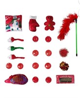 Vibrant Life 21 Piece Cat Toy Stocking Catnip