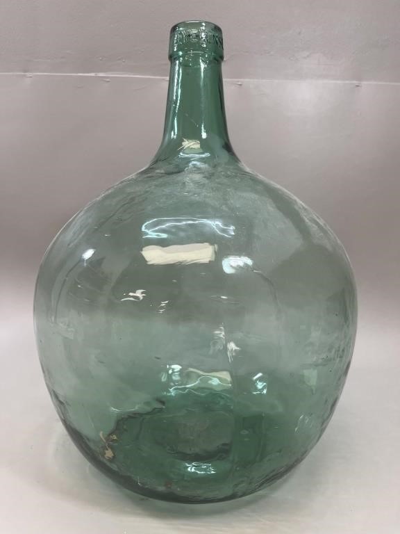 Large Ayelense Globe Shaped Glass Bottle