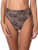 P4255 High Cut High Waisted Bikini BottOM S