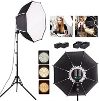 *NEW* Octagonal Softbox Lighting Kit,Battery