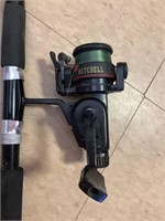 Mitchell Reel w zebco Canadian 80" rod