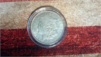 1921 D Morgan Silver Dollar in Case