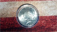 1922 Peace Silver Dollar in Case