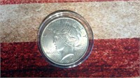 1923 Peace Silver Dollar in Case