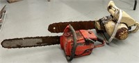 (2) Large Chain Saws For Some Restore