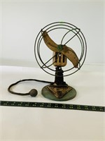 Vintage corded mini table top fan