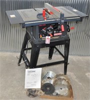 Working Crafts. 3-hp, 10" table saw w/ xtras
