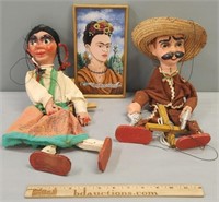 Marionettes & Frida Art Plaque