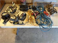 4) EXT. CORDS, 2) ELECTRIC DRILLS, SKILSAW,